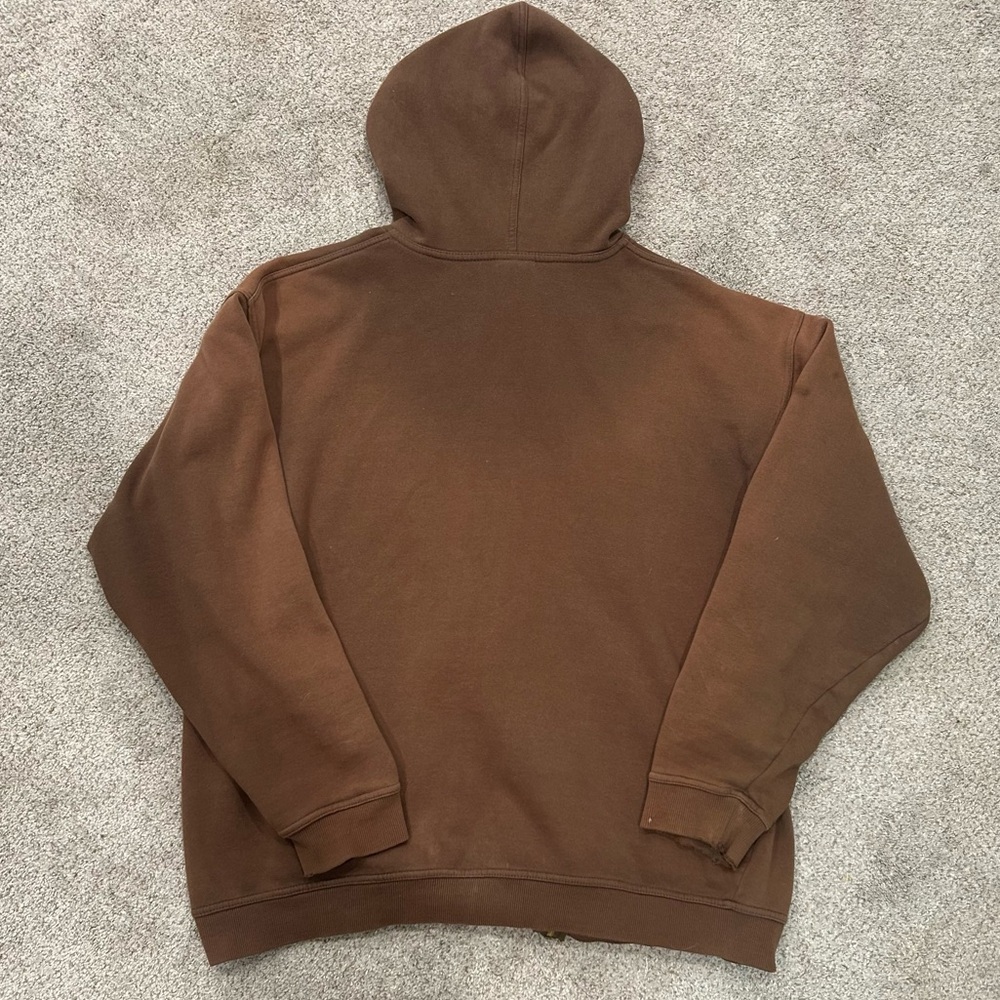 Billabong Y2K Brown Zip-Up Hoodie – Men’s XL - Picture 2 of 5
